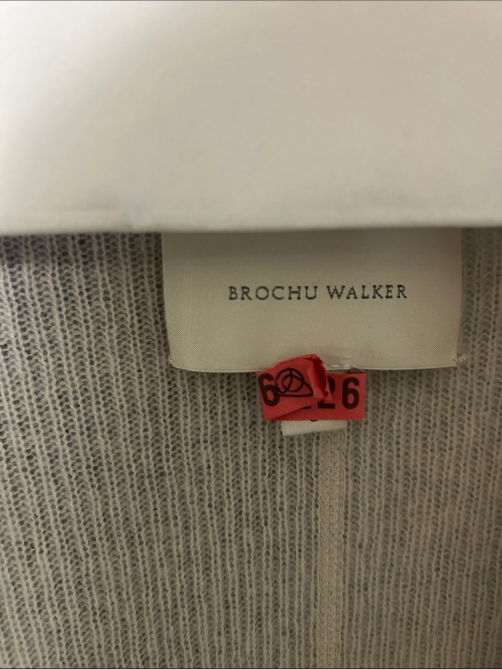 Brochu Walker Light Gray Ribbed Knit Cover